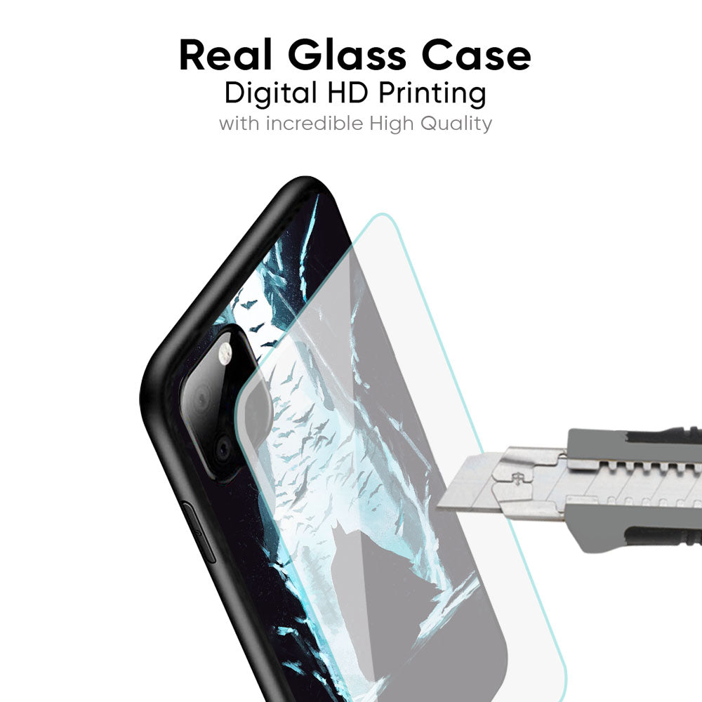Dark Man In Cave Glass Case for iPhone 17 Pro Max