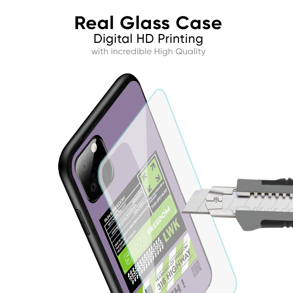 Run & Freedom Glass Case for iPhone 17 Pro Max
