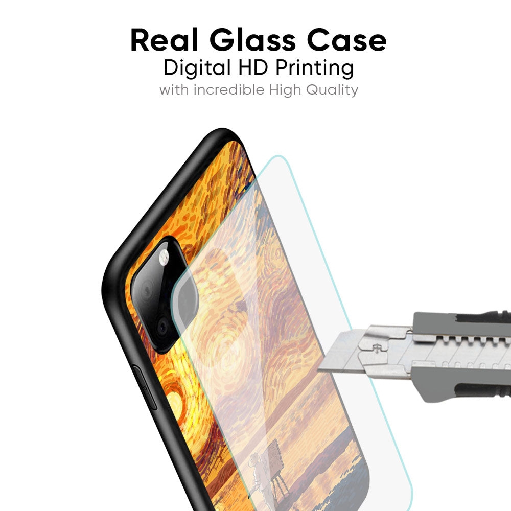 Sunset Vincent Glass Case for iPhone 17 Pro Max