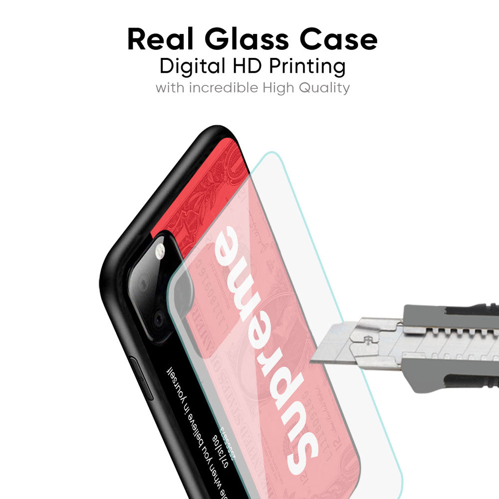 Supreme Ticket Glass Case for iPhone 17 Pro Max