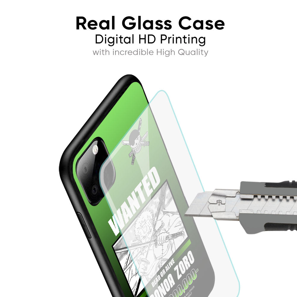 Zoro Wanted Glass Case for iPhone 17 Pro Max