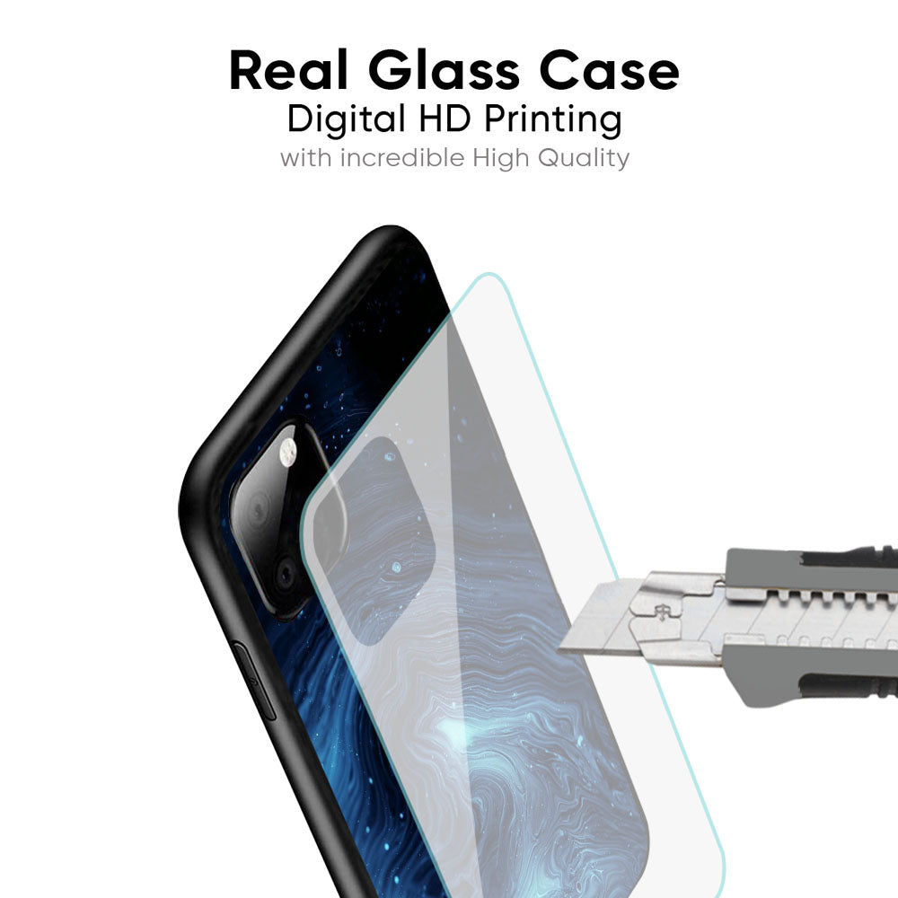 Dazzling Ocean Gradient Glass Case For iPhone 17 Pro Max