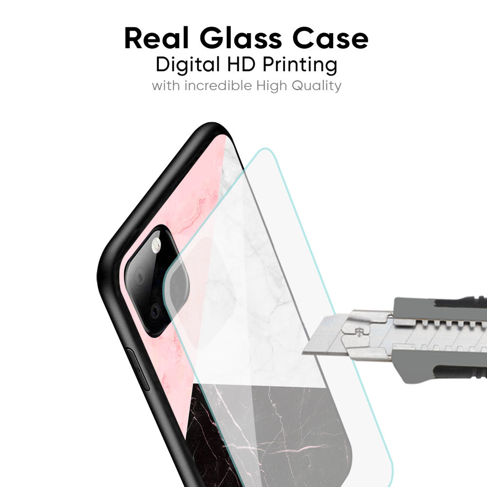 Marble Collage Art Glass Case For iPhone 17 Pro Max