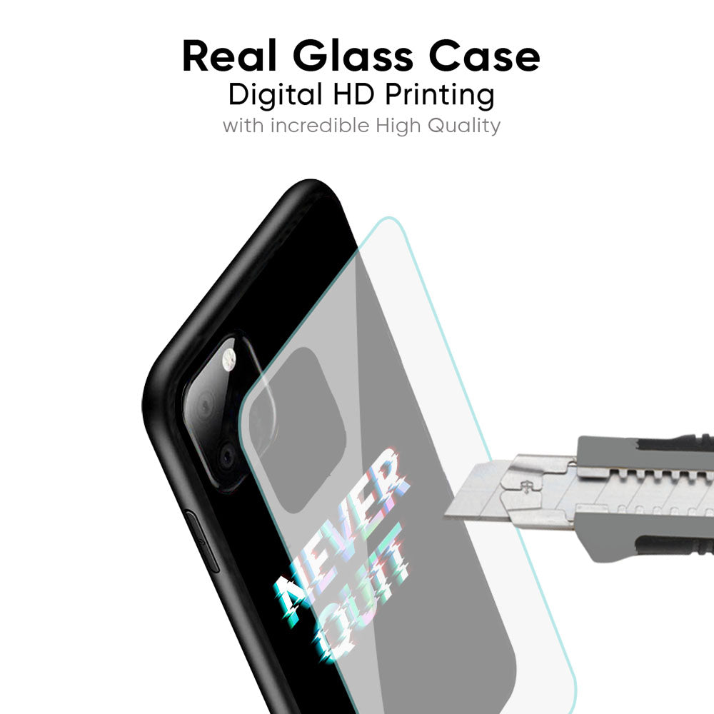 Never Quit Glass Case For iPhone 17 Pro Max