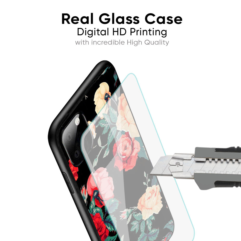 Floral Bunch Glass Case For iPhone 17 Pro Max