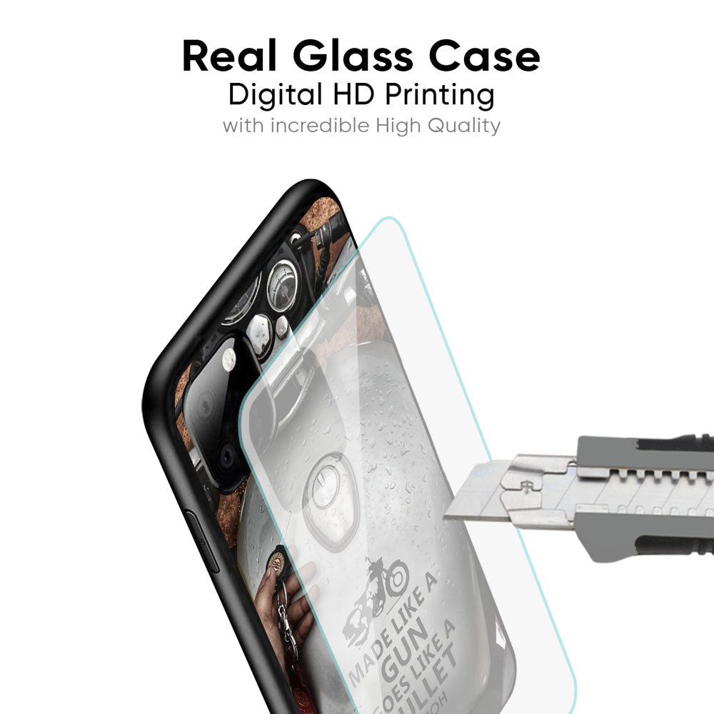Royal Bike Glass Case for iPhone 17 Pro Max