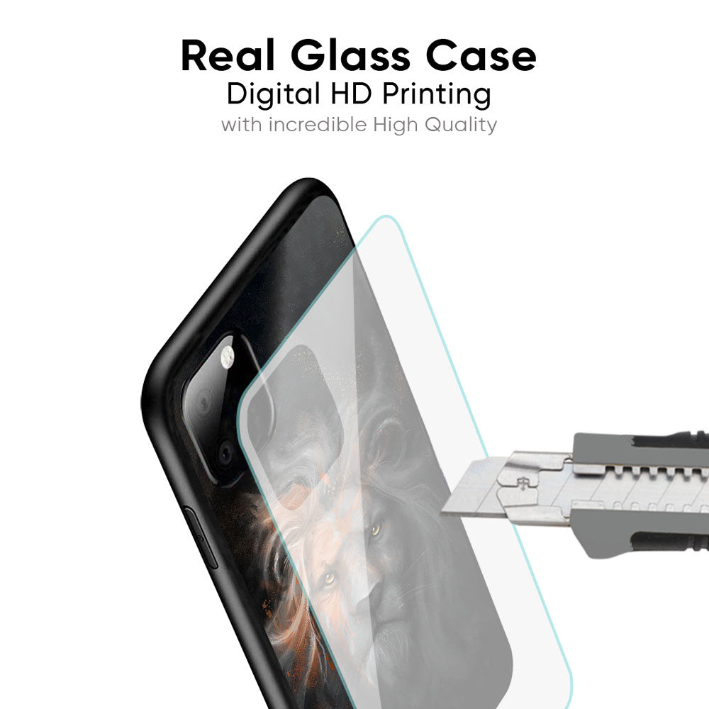 Devil Lion Glass Case for iPhone 17 Pro Max