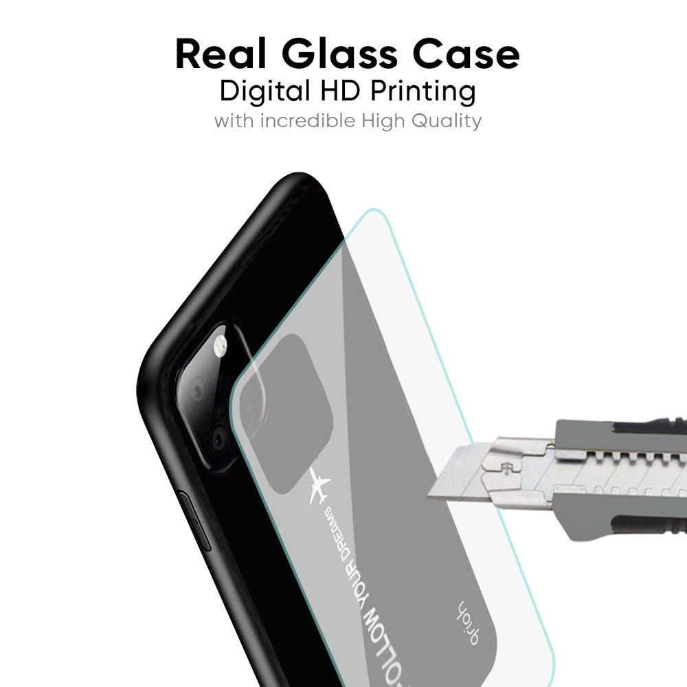 Follow Your Dreams Glass Case for iPhone 17 Pro Max