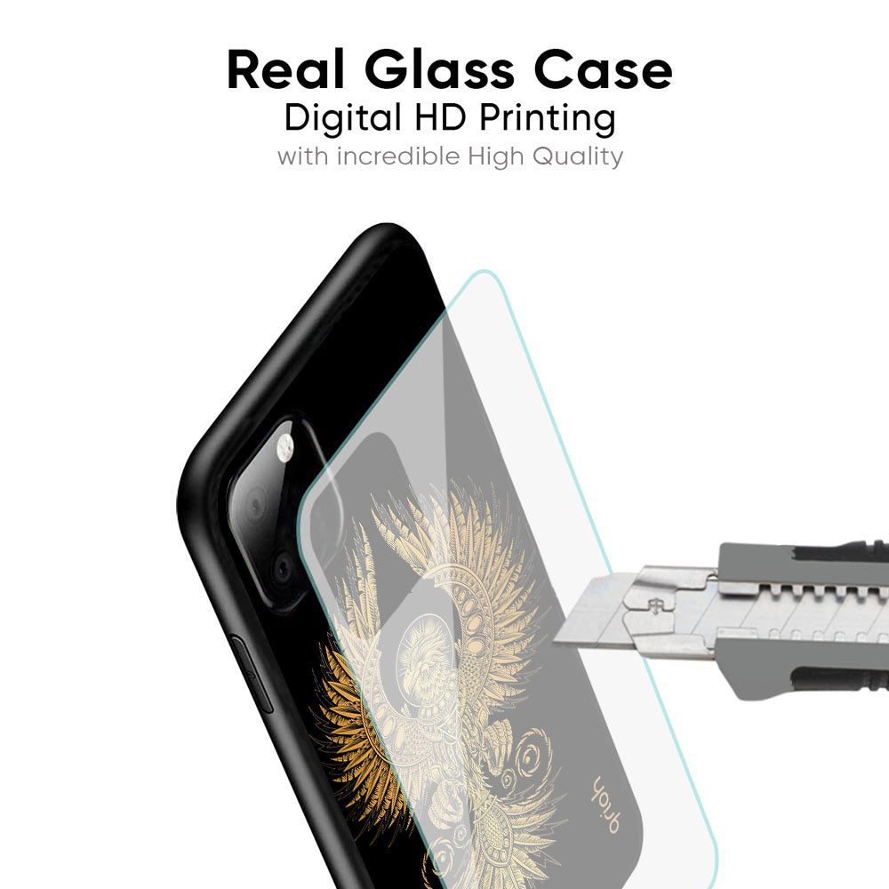 Mythical Phoenix Art Glass Case for iPhone 17 Pro Max