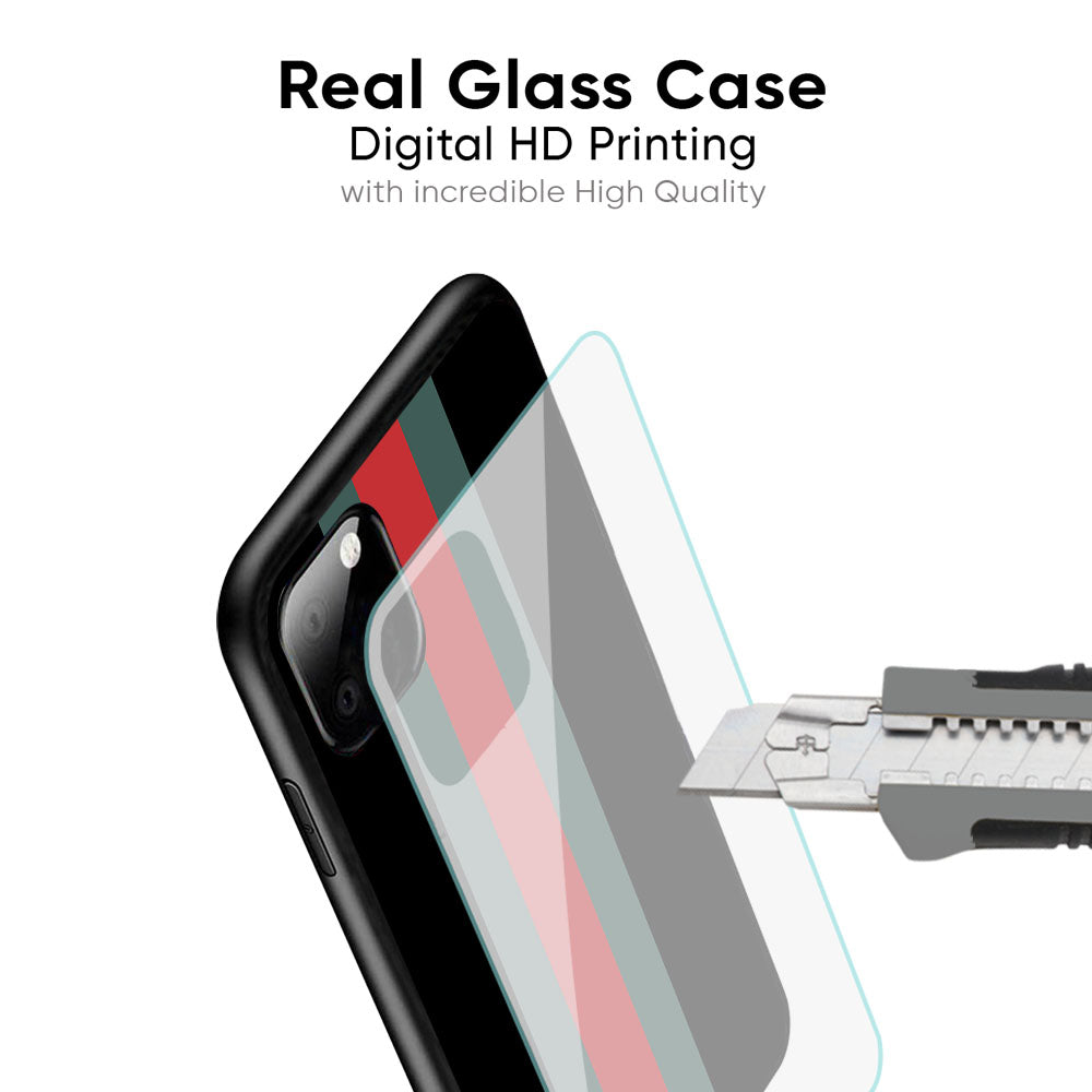 Vertical Stripes Glass Case for iPhone 17 Pro Max