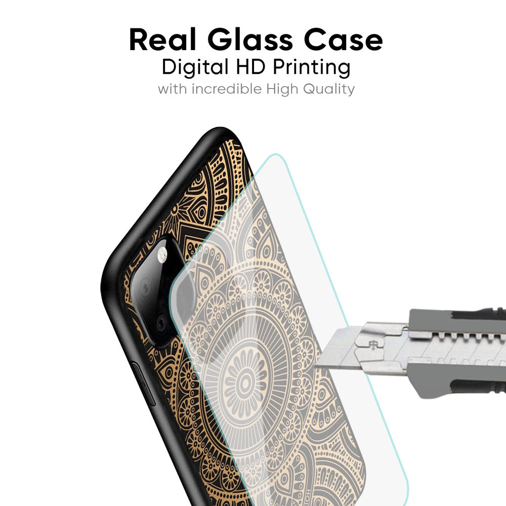 Luxury Mandala Glass Case for iPhone 17 Pro Max