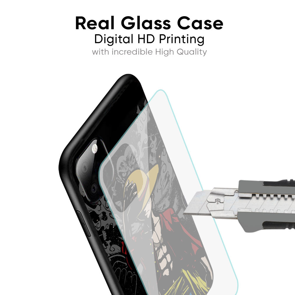 Dark Luffy Glass Case for iPhone 17 Pro Max