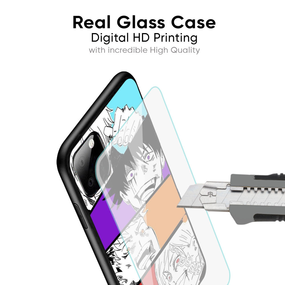 Anime Sketch Glass Case for iPhone 17 Pro Max