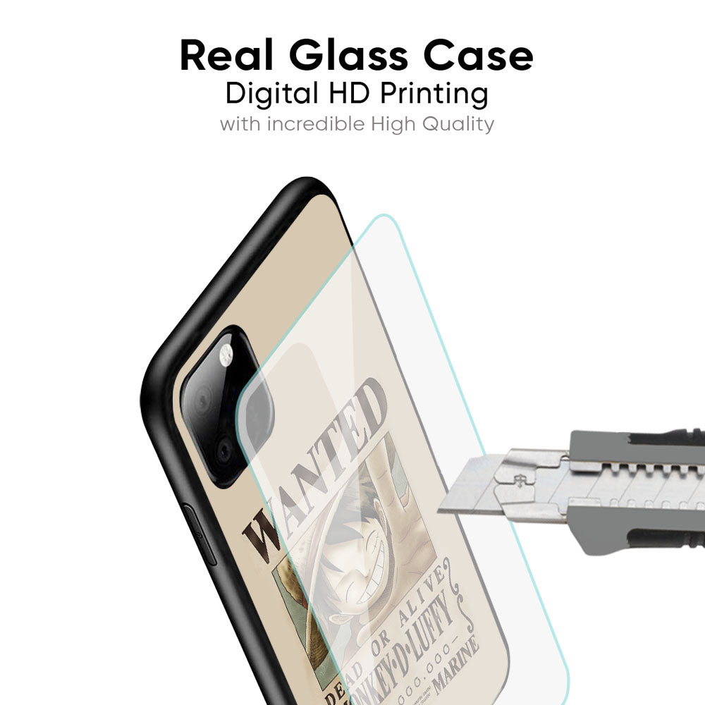 Luffy Wanted Glass Case for iPhone 17 Pro Max