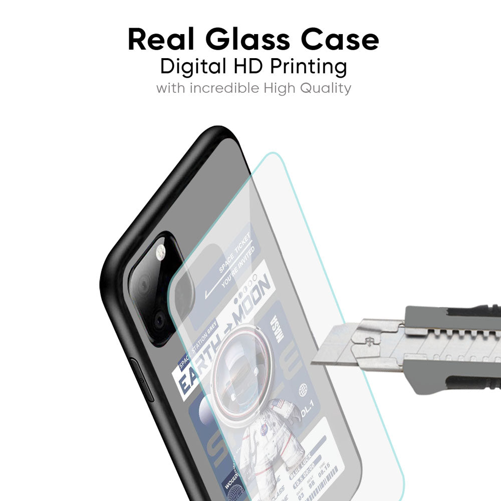 Space Flight Pass Glass Case for iPhone 17 Pro Max