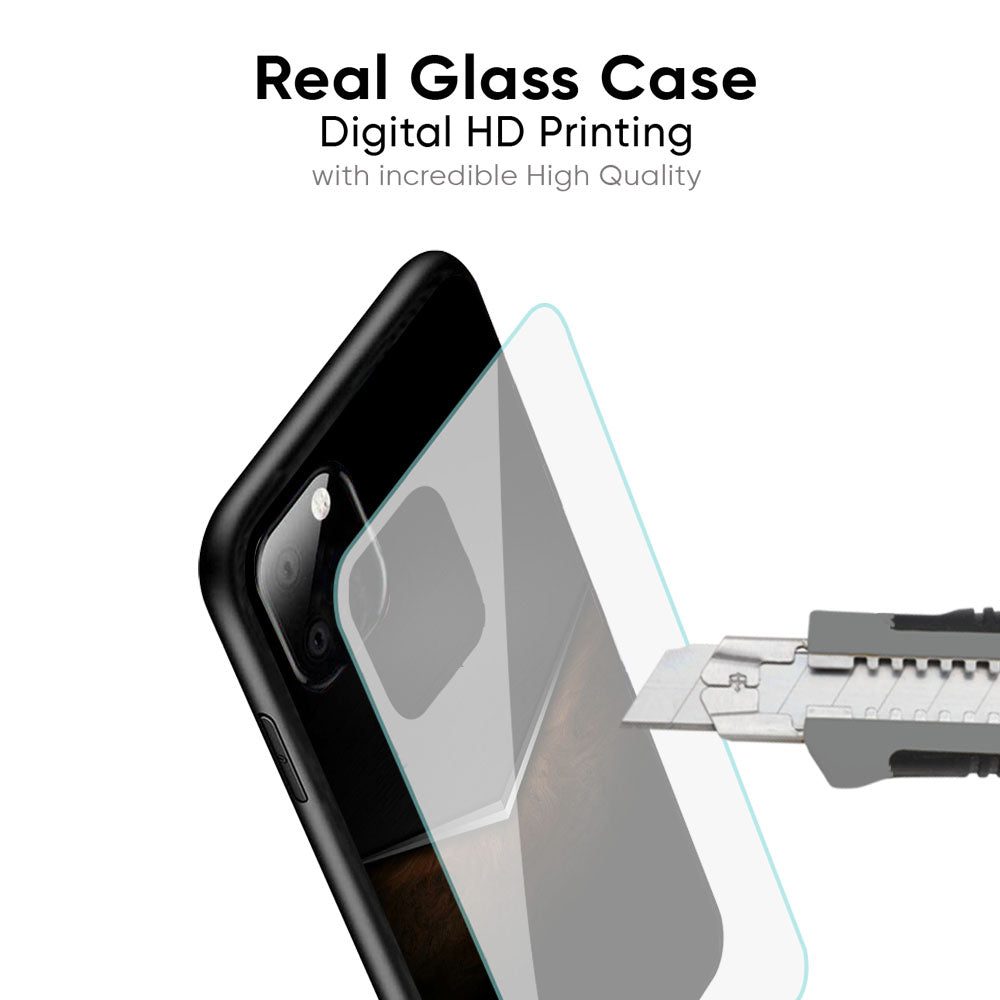 Dark Walnut Glass Case for iPhone 17 Pro Max