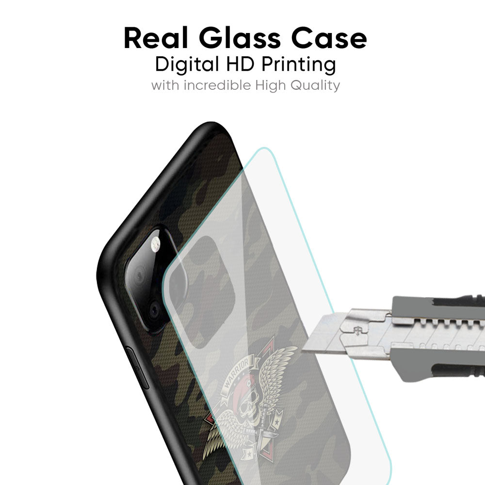 Army Warrior Glass Case for iPhone 17 Pro Max