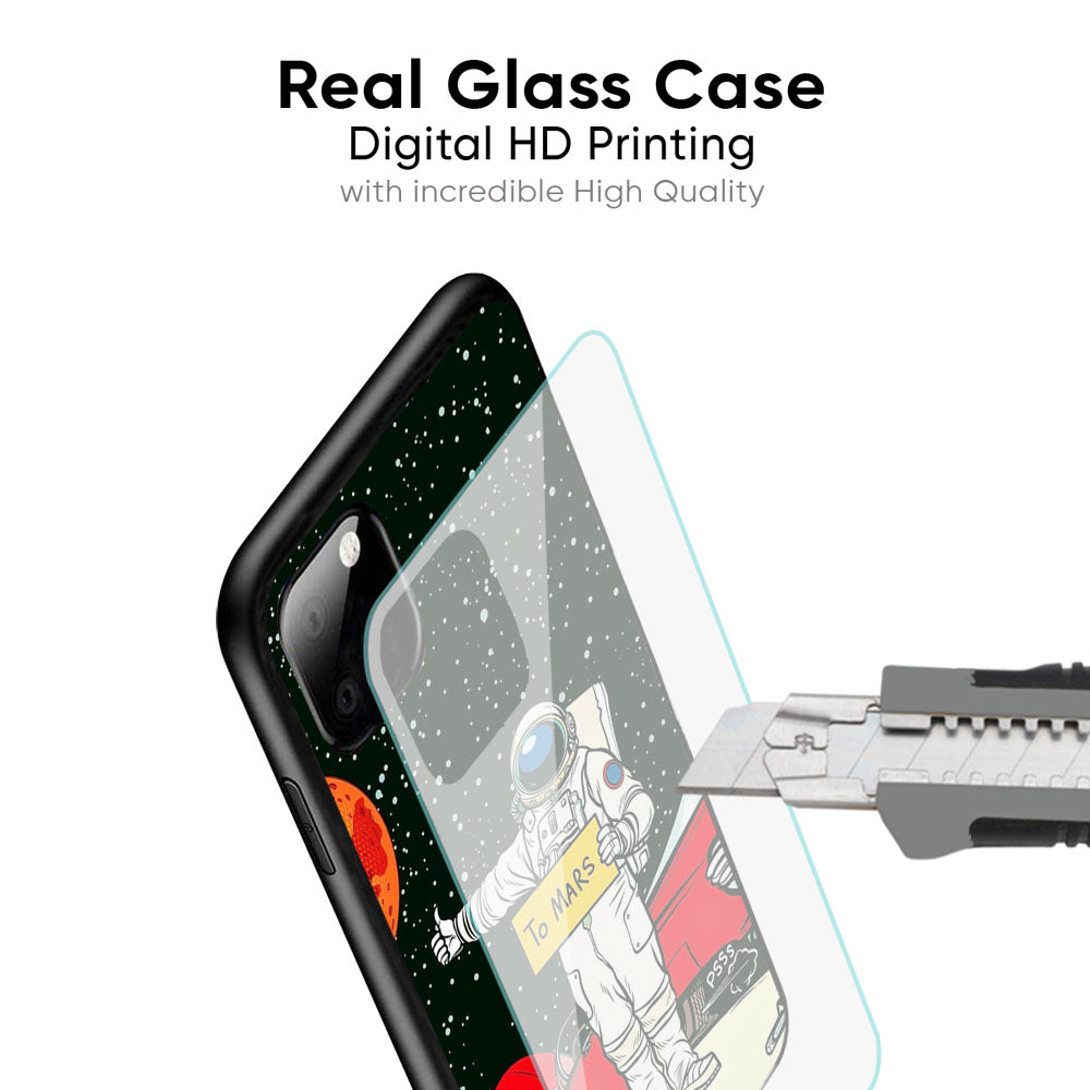 Astronaut on Mars Glass Case for iPhone 17 Pro Max