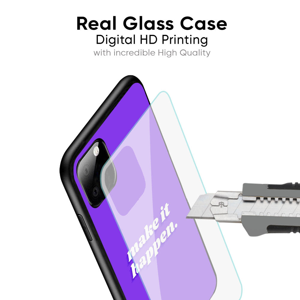Make it Happen Glass Case for iPhone 17 Pro Max