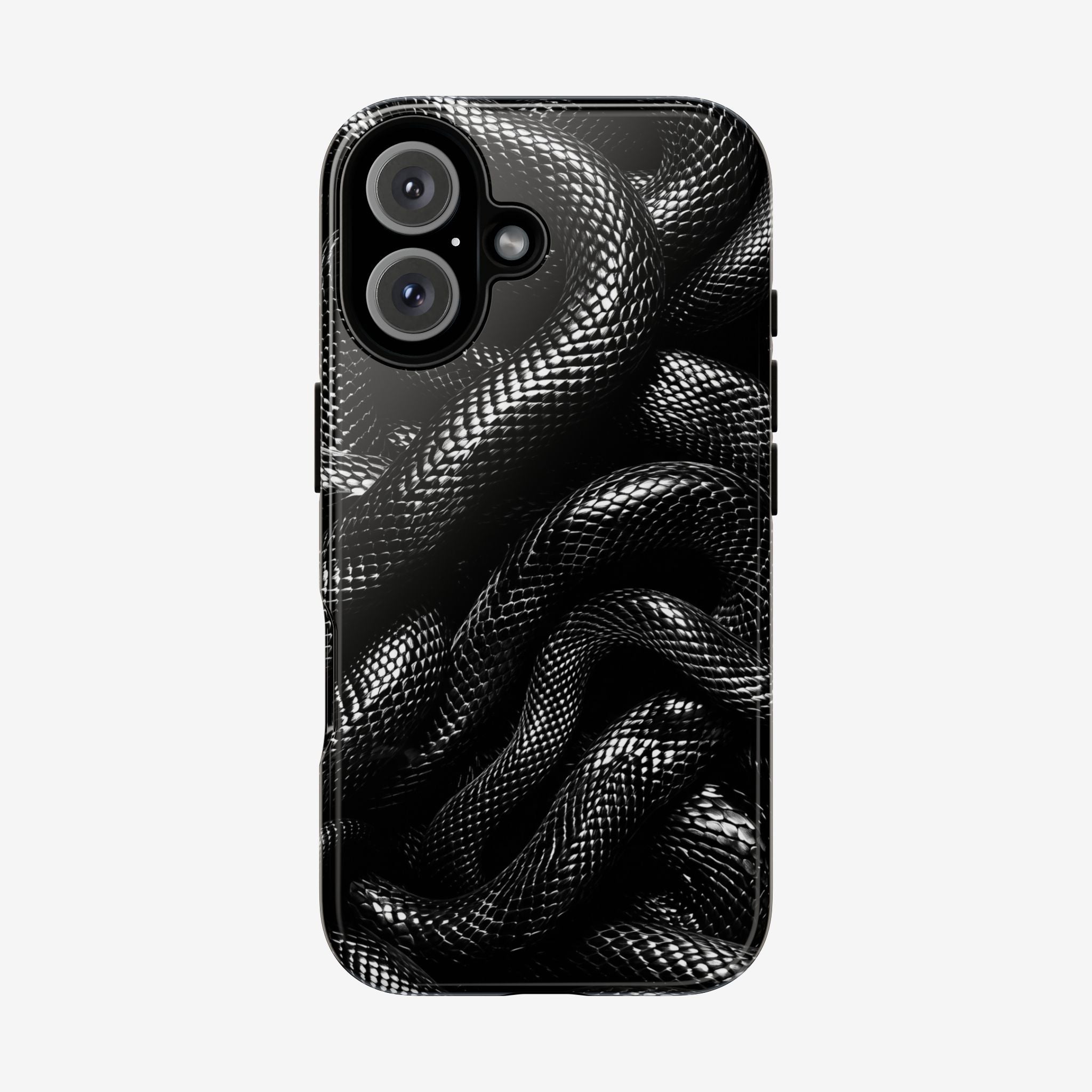 Black Snakes Premium Tough Shining Phone Case (Double Layer) Available For All iPhone Models
