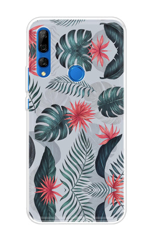 Retro Floral Leaf Soft Cover for Huawei Y9 Prime 2019