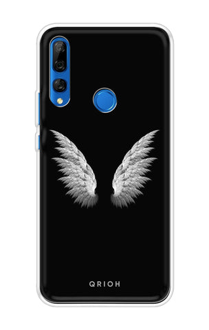 White Angel Wings Soft Cover for Huawei Y9 Prime 2019