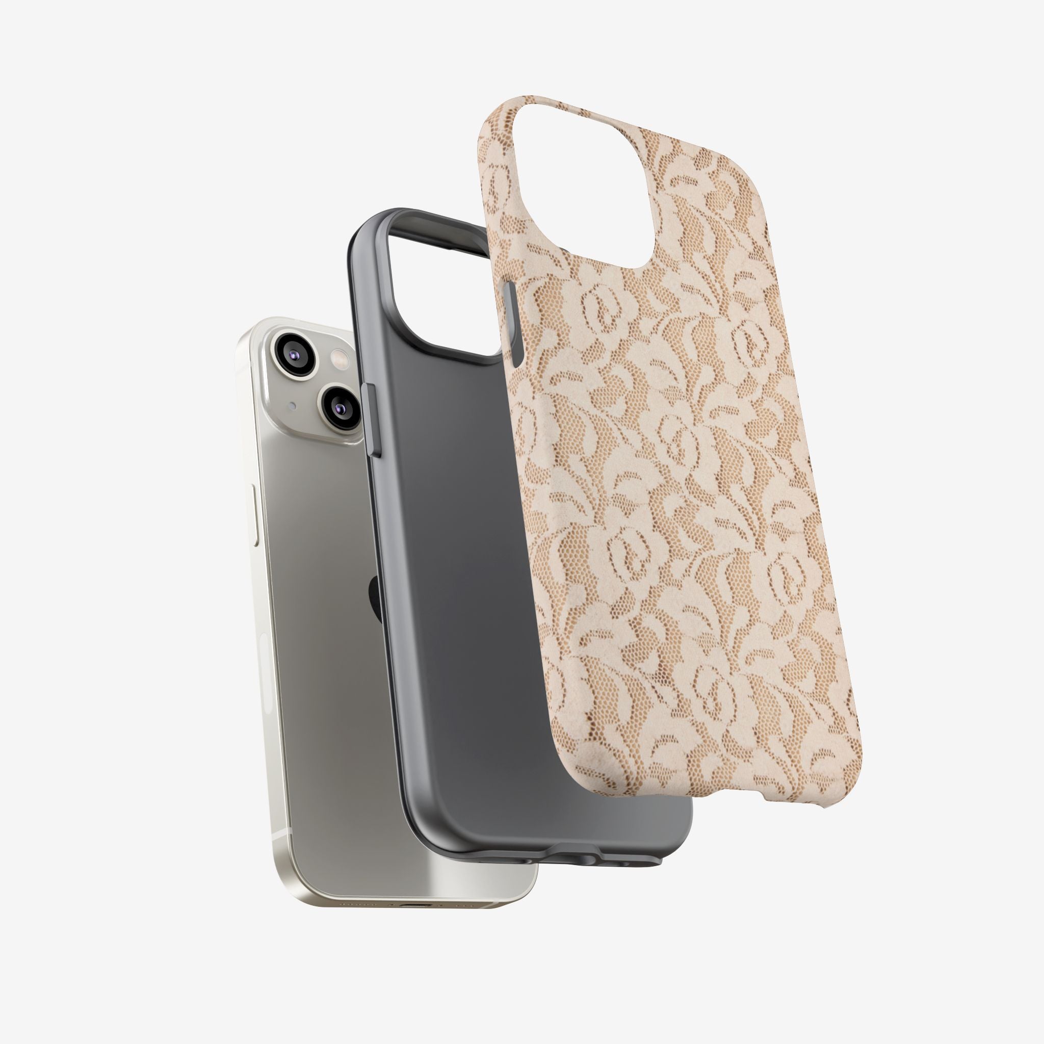 Coastal Toile Tough Case  Available For All iPhone Models