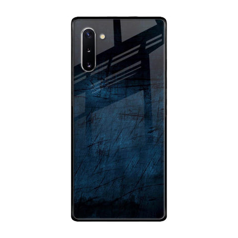 Dark Blue Grunge Glossy Case for Samsung Galaxy Note 10