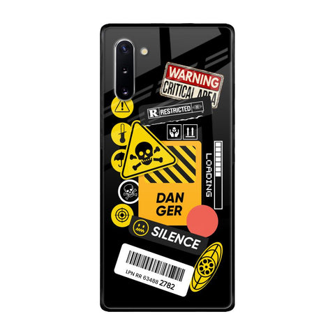 Danger Signs Glossy Case for Samsung Galaxy Note 10