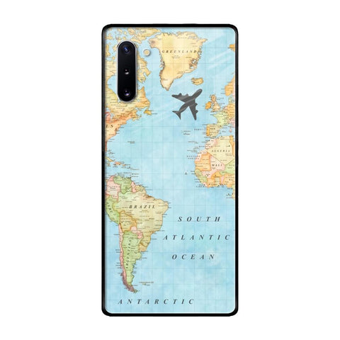 Travel Map Glossy Case for Samsung Galaxy Note 10