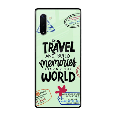 Travel Stamps Glossy Case for Samsung Galaxy Note 10