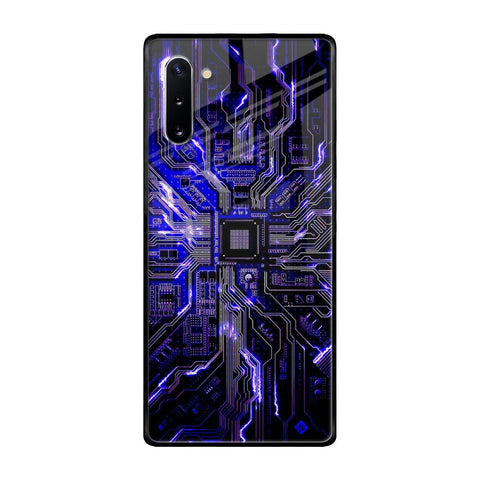 Techno Color Pattern Glossy Case For Samsung Galaxy Note 10