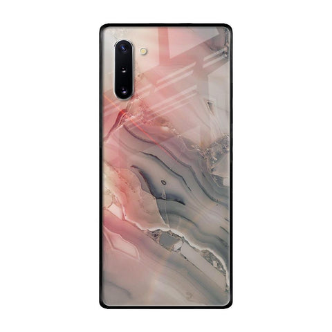 Pink And Grey Marble Glossy Case For Samsung Galaxy Note 10
