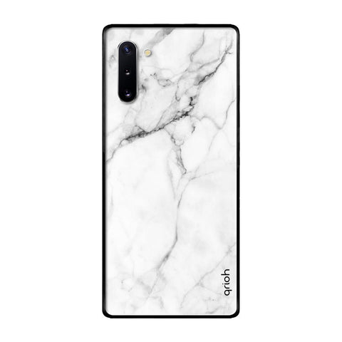 Modern White Marble Glossy case for Samsung Galaxy Note 10