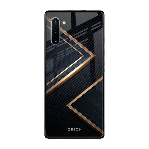 Sleek Golden & Navy Glossy Case for Samsung Galaxy Note 10