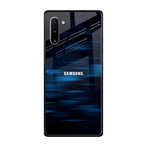 Blue Rough Abstract Glossy Case for Samsung Galaxy Note 10