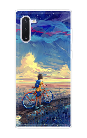 Riding Bicycle to Dreamland Soft Cover for Samsung Galaxy Note 10