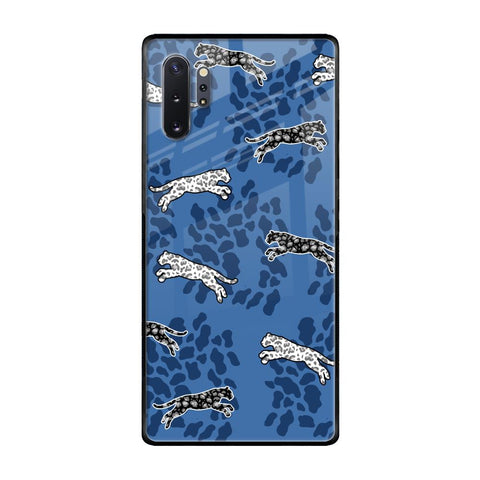 Blue Cheetah Glossy Case for Samsung Galaxy Note 10 Plus