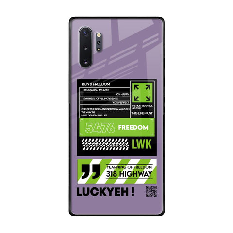 Run & Freedom Glossy Case for Samsung Galaxy Note 10 Plus