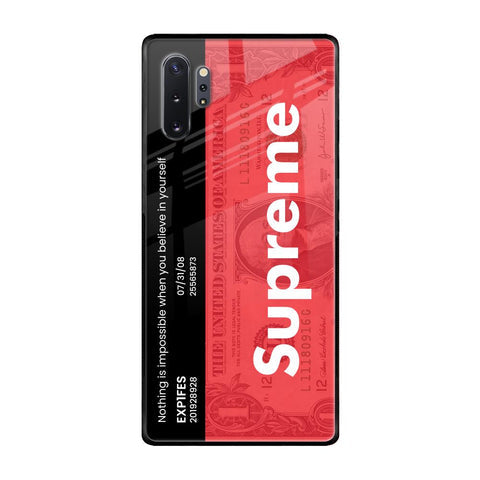 Supreme Ticket Glossy Case for Samsung Galaxy Note 10 Plus