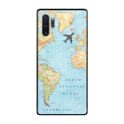 Travel Map Glossy Case for Samsung Galaxy Note 10 Plus