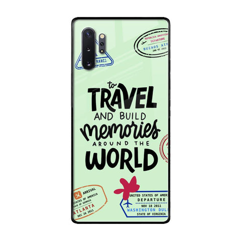 Travel Stamps Glossy Case for Samsung Galaxy Note 10 Plus