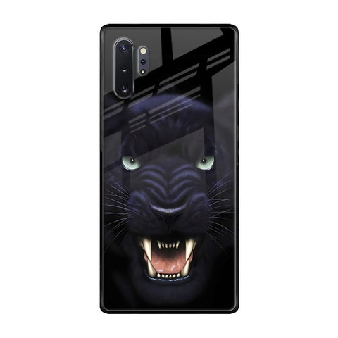 Angry Black Leopard Glossy Case for Samsung Galaxy Note 10 Plus