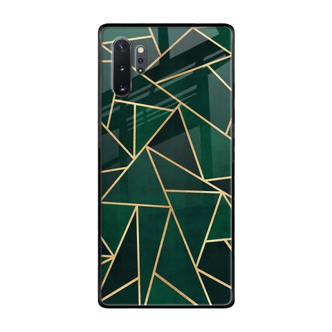 Abstract Green Glossy Case For Samsung Galaxy Note 10 Plus
