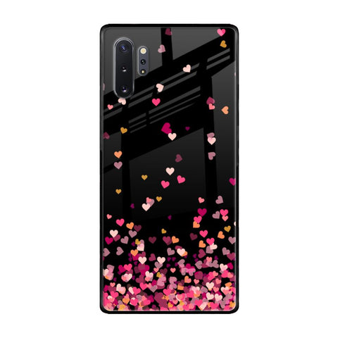 Heart Rain Fall Glossy Case For Samsung Galaxy Note 10 Plus
