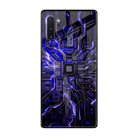 Techno Color Pattern Glossy Case For Samsung Galaxy Note 10 Plus
