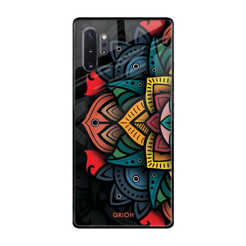 Retro Gorgeous Flower Glossy Case for Samsung Galaxy Note 10 Plus