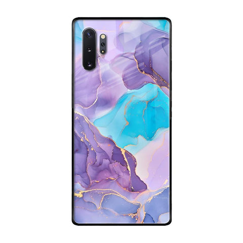 Alcohol ink Marble Glossy Case for Samsung Galaxy Note 10 Plus
