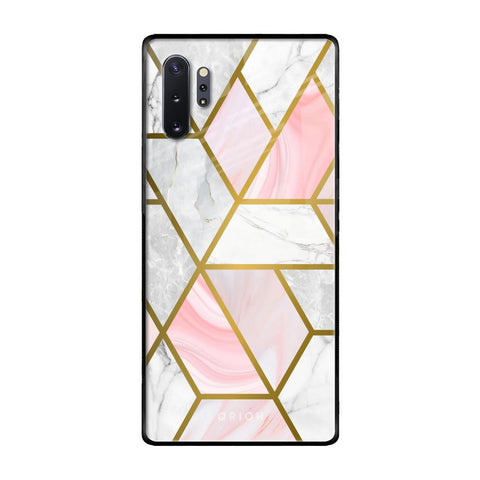 Geometrical Marble Glossy Case for Samsung Galaxy Note 10 Plus