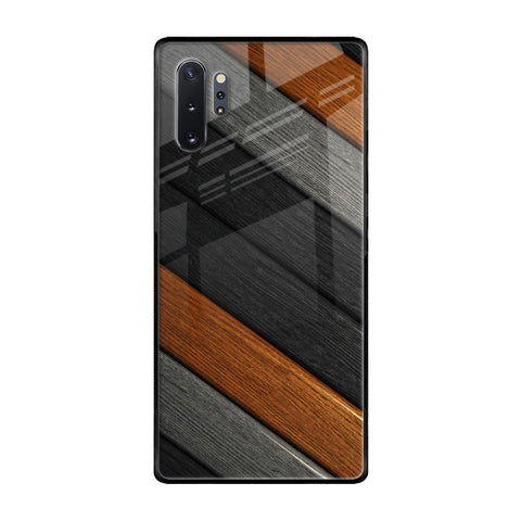 Tri Color Wood Glossy Case for Samsung Galaxy Note 10 Plus